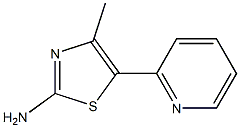 4-METHYL-5-PYRIDIN-2-YL-1,3-THIAZOL-2-AMINE Struktur