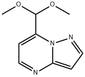 7-(DIMETHOXYMETHYL)PYRAZOLO[1,5-A]PYRIMIDINE Struktur