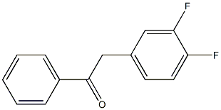 2-(3,4-DIFLUOROPHENYL)ACETOPHENONE 97% Struktur