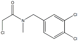 2-CHLORO-N-(3,4-DICHLOROBENZYL)-N-METHYLACETAMIDE Struktur