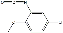 4-CHLORO-2-ISOCYANATO-1-METHOXYBENZENE Struktur