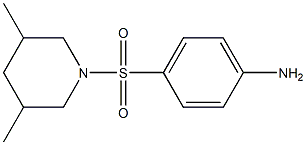 4-[(3,5-DIMETHYLPIPERIDIN-1-YL)SULFONYL]ANILINE Struktur