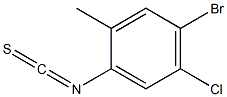 4-BROMO-5-CHLORO-2-METHYLPHENYLISOTHIOCYANATE 97% Struktur