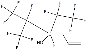 3-ALLYL PERFLUORO(2-METHYLPENTAN)-3-OL, 94% MIN. Struktur