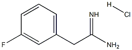 2-(3-FLUORO-PHENYL)-ACETAMIDINE HCL Struktur