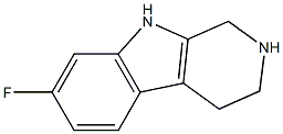 7-FLUORO-2,3,4,9-TETRAHYDRO-1H-BETA-CARBOLINE Struktur