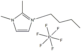 3-BUTYL-1,2-DIMETHYLIMIDAZOLIUM HEXAFLUOROPHOSPHATE, 98% MIN. Struktur