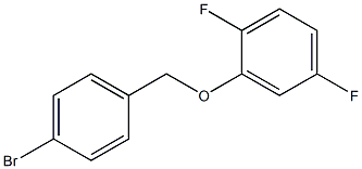 1-(4-BROMOBENZYLOXY)-2,5-DIFLUOROBENZENE 98% Struktur