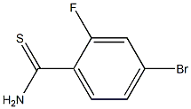 4-BROMO-2-FLUOROTHIOBENZAMIDE, 97% MIN. Struktur