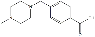 4-(4-METHYLPIPERAZIN-1-YLMETHYL)BENZOIC ACID, 95+% Struktur