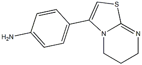 4-(6,7-DIHYDRO-5H-[1,3]THIAZOLO[3,2-A]PYRIMIDIN-3-YL)ANILINE Struktur