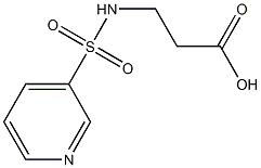 3-[(PYRIDIN-3-YLSULFONYL)AMINO]PROPANOIC ACID Struktur