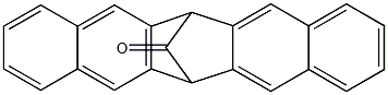 6,13-Dihydro-6,13-methanopentacene-15-one Struktur