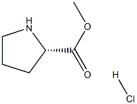 Methyl 2(S)-pyrrolidinecarboxylate HCl Struktur