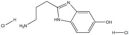 2-(3-AMINOPROPYL)-1H-BENZO[D]IMIDAZOL-5-OL DIHYDROCHLORIDE Struktur