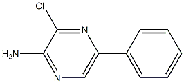 2-AMINO-3-CHLORO-5-PHENYLPYRAZINE Struktur