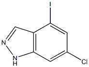 6-CHLORO-4-IODOINDAZOLE Struktur