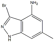 3-BROMO-6-METHYL-4-AMINOINDAZOLE Struktur