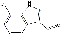 7-CHLOROINDAZOLE-3-CARBOXYALDEHYDE Struktur