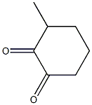 3-METHYLCYCLOHEXAN-1,2-DIONE Struktur