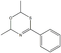 2,6-Dimethyl-4-Phenyl-6H-1,3,5-Oxathiazine Struktur