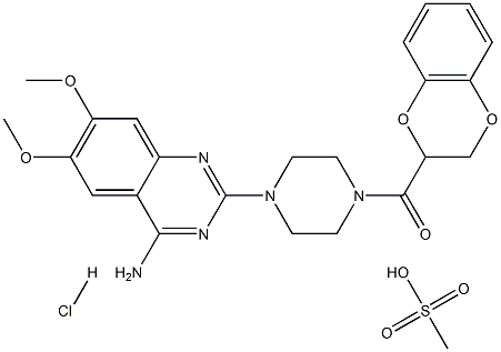 DOXAZOSINMESYLATEHYDROCHLORIDE Struktur