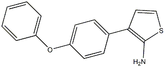 3-(4-phenoxyphenyl)thiophen-2-amine Struktur