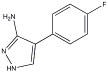 4-(4-fluorophenyl)-1H-pyrazol-3-amine Struktur