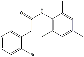 2-(2-BROMOPHENYL)-N-MESITYLACETAMIDE Struktur