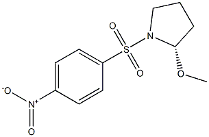 2-(S)-METHOXY-1-[(4-NITROPHENYL)SULFONYL]PYRROLIDINE Struktur