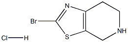 2-BROMO-4,5,6,7-TETRAHYDRO[1,3]THIAZOLO[5,4-C]PYRIDINE HYDROCHLORIDE Struktur