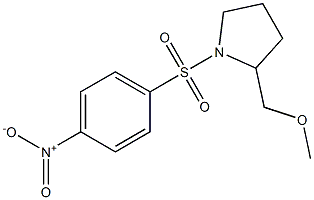 2-METHOXYMETHYL-1-(4-NITRO-BENZENESULFONYL)-PYRROLIDINE Struktur