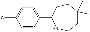 5,5-DIMETHYL-2-(4-CHLOROPHENYL)AZEPANE Struktur