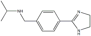 N-[4-(4,5-DIHYDRO-1H-IMIDAZOL-2-YL)BENZYL]PROPAN-2-AMINE Struktur