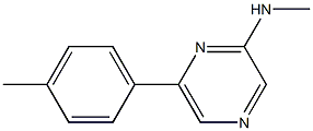 N-METHYL-6-(4-METHYLPHENYL)PYRAZIN-2-AMINE Struktur