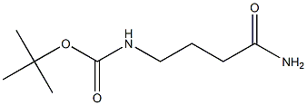 TERT-BUTYL (4-AMINO-4-OXOBUTYL)CARBAMATE Struktur