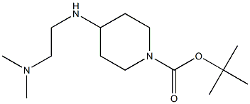 TERT-BUTYL 4-{[2-(DIMETHYLAMINO)ETHYL]AMINO}PIPERIDINE-1-CARBOXYLATE Struktur