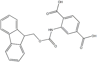 Fmoc-2-Aminoterepthalic acid Struktur