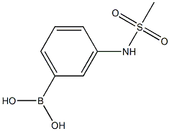 3-(methylsulfonamido)phenylboronic acid Struktur