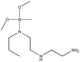 Methyldimethoxysilyl Propyl Diethylenetriamine Struktur