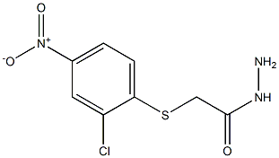 2-[(2-chloro-4-nitrophenyl)thio]ethanohydrazide Struktur