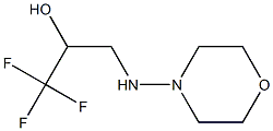 1,1,1-trifluoro-3-(morpholinoamino)-2-propanol Struktur