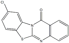 9-chloro-12H-benzo[4,5][1,3]thiazolo[2,3-b]quinazolin-12-one Struktur