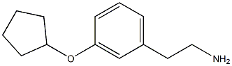 3-(cyclopentyloxy)phenethylamine Struktur