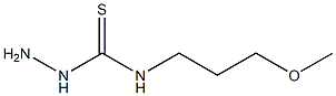 N-(3-methoxypropyl)hydrazinecarbothioamide Struktur