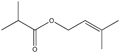 3-methylbut-2-enyl 2-methylpropanoate Struktur