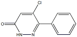 5-chloro-6-phenyl-2,3-dihydropyridazin-3-one Struktur