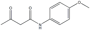 N1-(4-methoxyphenyl)-3-oxobutanamide Struktur