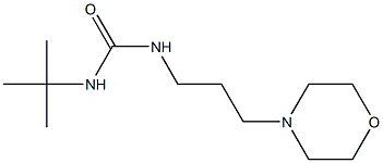 N-(tert-butyl)-N'-(3-morpholinopropyl)urea Struktur