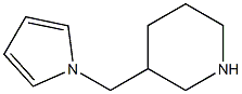 3-(1-Pyrrolylmethyl)piperidine, tech. Struktur